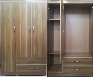 Hình ảnh của Tủ quần áo gỗ công nghiệp đẹp 3 cánh