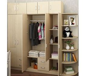 Hình ảnh của TỦ QUẦN ÁO GỖ ÉP MDF RỘNG 240CM 3 BUỒNG