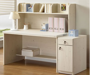 Hình ảnh của BÀN HỌC GỖ CÔNG NGHIỆP MFC RỘNG 100CM CÓ HỘC RỜI