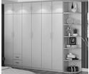 Hình ảnh của TỦ QUẦN ÁO GỖ MDF RỘNG 280CM MẦU TRẮNG NGÀ