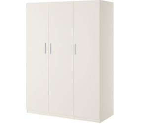 Hình ảnh của TỦ QUẦN ÁO GỖ MDF RỘNG 150CM MẦU TRẮNG