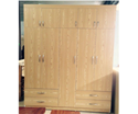 Hình ảnh của TỦ QUẦN ÁO GỖ MDF RỘNG 200CM MẦU VÂN SỒI