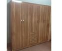 Hình ảnh của TỦ ĐỰNG QUẦN ÁO GỖ MDF RỘNG 200CM MẦU SỒI
