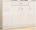 Hình ảnh của TỦ GIẦY GỖ ÉP CÔNG NGHIỆP MDF RỘNG 140CM MẦU TRẮNG