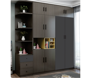 Hình ảnh của TỦ QUẦN ÁO GỖ ÉP 2 BUỒNG 4 CÁNH