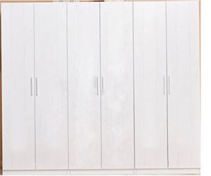 Hình ảnh của TỦ QUẦN ÁO GỖ ÉP MDF RỘNG 240CM MẦU TRẮNG