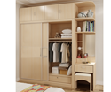 Hình ảnh của TỦ QUẦN ÁO GỖ MDF KẾT HỢP BÀN PHẤN RỘNG 220CM