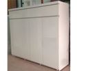 Hình ảnh của TỦ GIẦY GỖ MDF RỘNG 120CM MẦU TRẮNG CÁNH VÁT