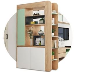 Hình ảnh của TỦ GIẦY VÁCH NGĂN GỖ CÔNG NGHIỆP