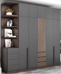 Hình ảnh của TỦ QUẦN ÁO ĐẸP KẾT HỢP KỆ TRANG TRÍ