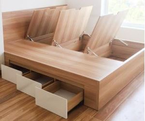 Hình ảnh của GIƯỜNG NGỦ THÔNG MINH GỖ CÔNG NGHIỆP