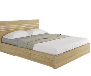 Hình ảnh của GIƯỜNG GỖ CÔNG NGHIỆP RỘNG 160CM