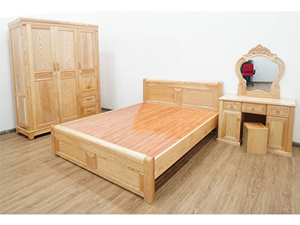 Hình ảnh của COMBO PHÒNG NGỦ GỖ SỒI TẦN BÌ ĐẸP