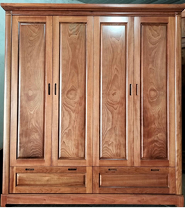 Hình ảnh của TỦ QUẦN ÁO GỖ XOAN ĐẸP 4 CÁNH
