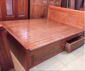 Hình ảnh của GIƯỜNG GỖ XOAN ĐÀO TECH ĐẸP