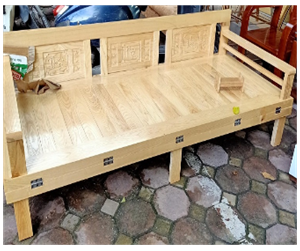 Hình ảnh của GIƯỜNG GẤP GỖ SỒI