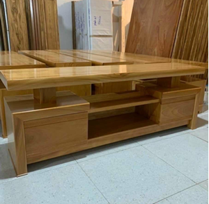 Hình ảnh của KỆ TIVI GỖ HƯƠNG XÁM ĐẸP
