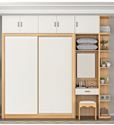 Hình ảnh của TỦ QUẦN ÁO KẾT HỢP BÀN PHẤN ĐẸP