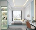 Hình ảnh của THIẾT KẾ NỘI THẤT PHÒNG NGỦ THÔNG MINH TỐI GIẢN