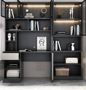 Hình ảnh của BÀN LÀM VIỆC GIÁ SÁCH GỖ CÔNG NGHIỆP ĐẸP