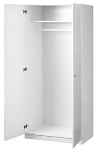 Hình ảnh của Tủ quần áo gỗ công nghiệp 2 cánh đẹp
