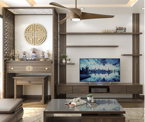 Hình ảnh của Thiết kế phòng thờ đẹp