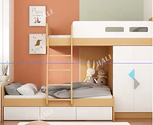 Hình ảnh của Giường tầng đa năng gỗ công nghiệp