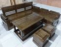 Hình ảnh của Sofa gỗ Sồi màu óc chó đẹp