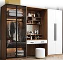 Hình ảnh của Tủ quần áo cánh kính kết hợp bàn phấn đẹp