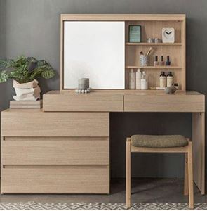 Hình ảnh của Bàn phấn gương trượt đẹp gỗ công nghiệp