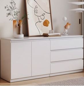 Hình ảnh của Tủ để đồ gỗ công nghiệp hiện đại