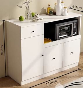 Hình ảnh của Tủ để lò vi sóng đẹp gỗ công nghiệp